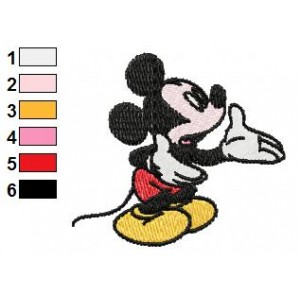 Disney Mickey Mouse Embroidery Design